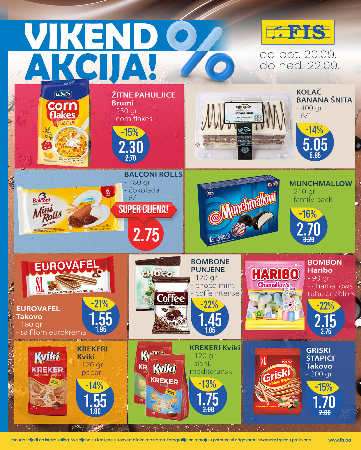 Fis vikend akcija 20-22.9.2024.