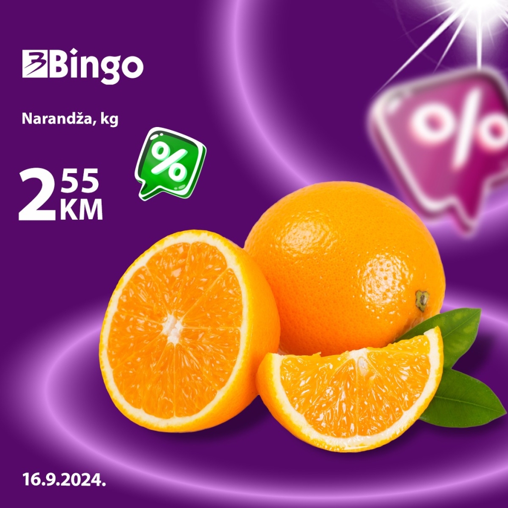 Bingo CIJENA DANA 16.9.2024. 