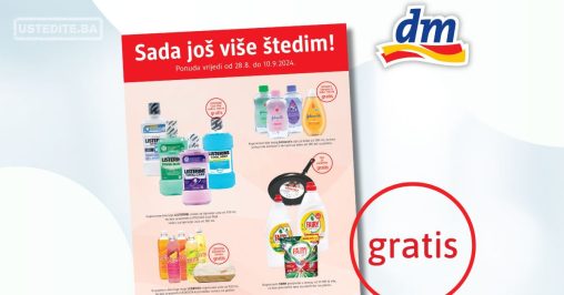 dm GRATIS Sada još više štedim 28.8-10.9.2024.