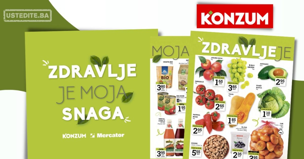 Konzum katalog ZDRAVLJE 23.9-6.10.2024.