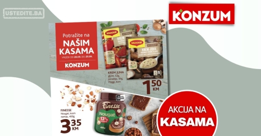 Konzum AKCIJA NA KASAMA 23-25.9.2024.