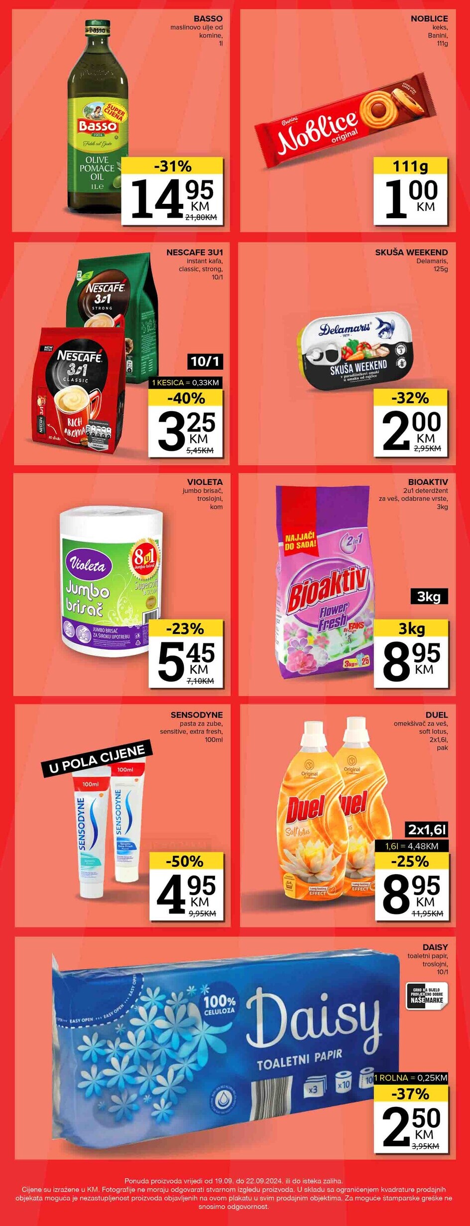 Konzum vikend akcija 19-22.9.2024.