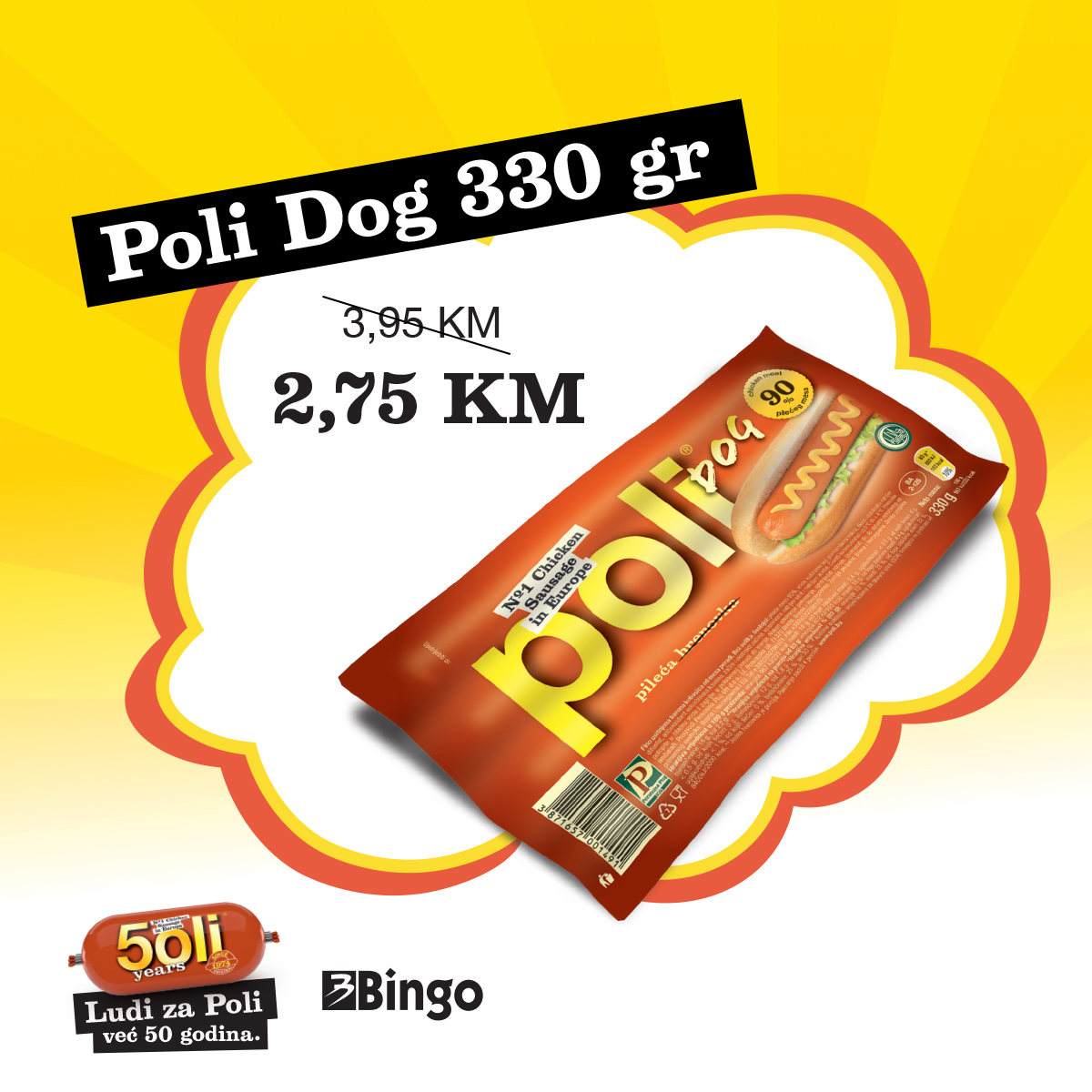 POLI DOG – ZALOGAJ SREĆE – Osvoji RETRO TOSTER 15.9-15.10.2024.
