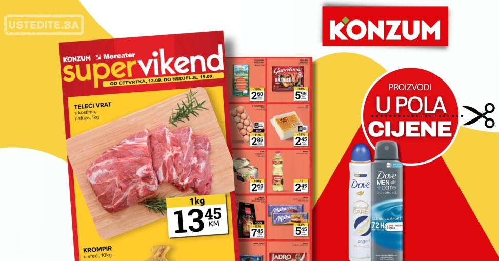 Konzum vikend akcija 12-15.9.2024.