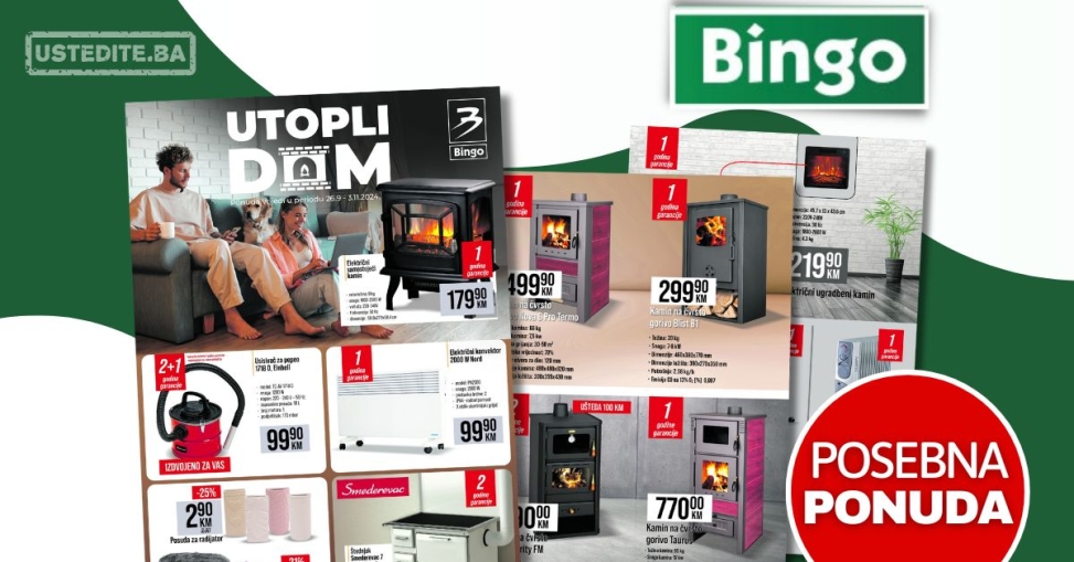 Bingo katalog UTOPLI DOM 26.9-3.11.2024.