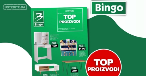 Bingo namještaj TOP PROIZVODI - sniženje do 27.10.2024.