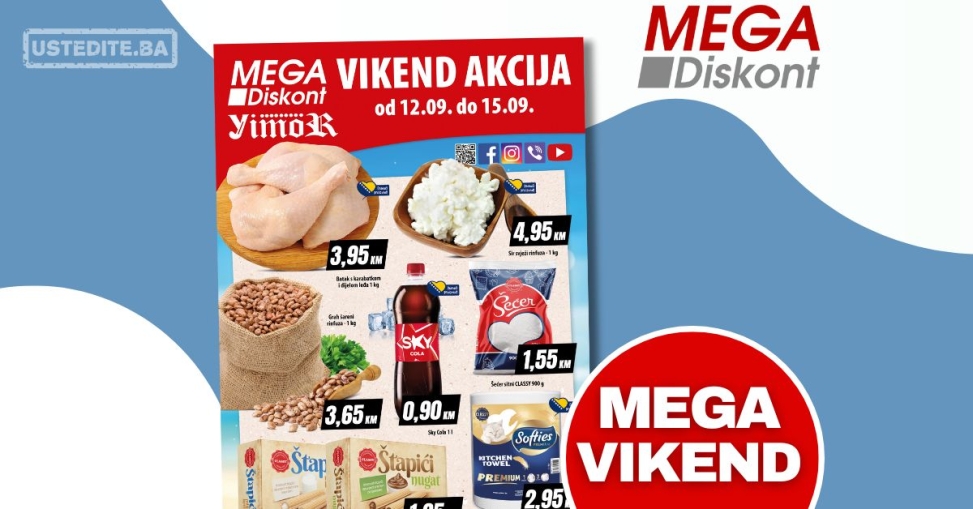 Mega Diskont vikend akcija 12-15.9.2024.