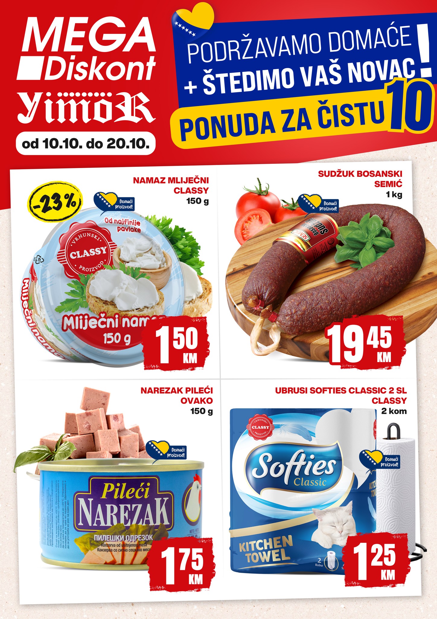 Mega Diskont katalog KUPUJMO DOMAĆE 10-20.10.2024. 