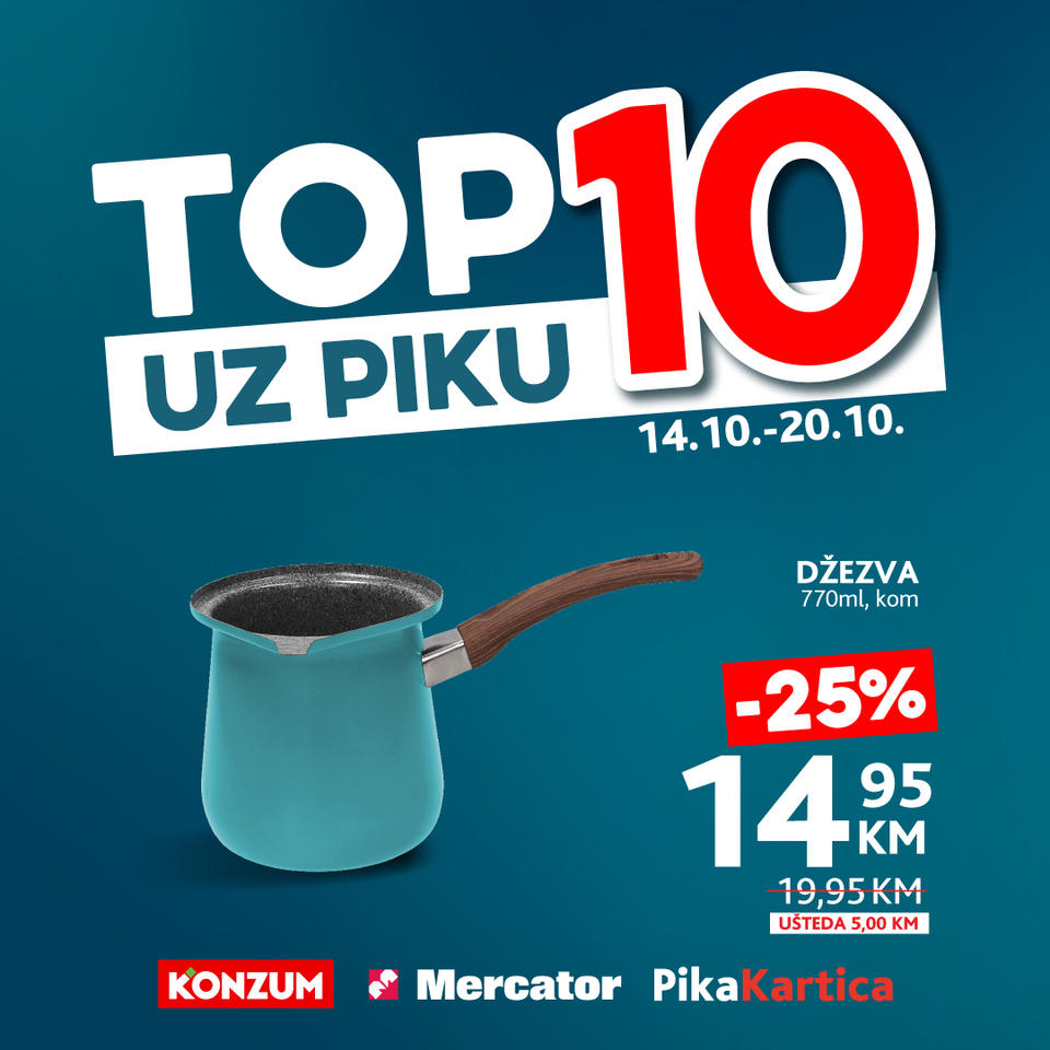 Mercator katalog TOP 10 UZ PIKU 14-20.10.2024.