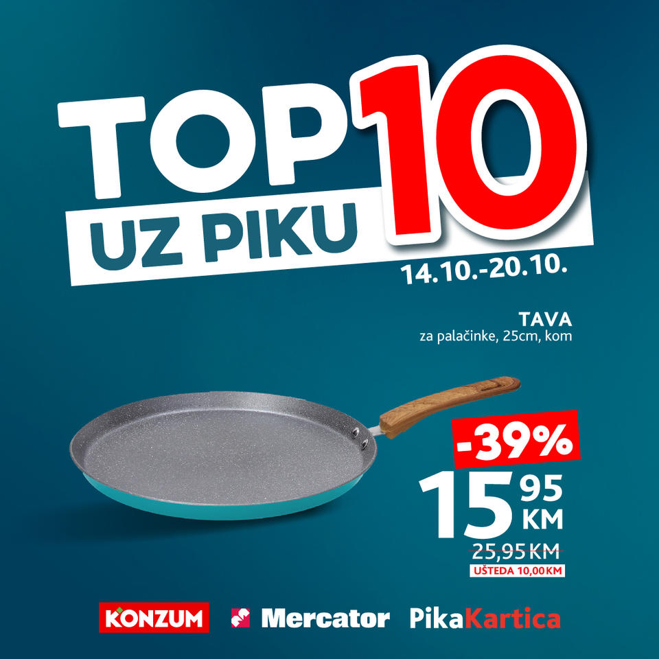 Mercator katalog TOP 10 UZ PIKU 14-20.10.2024.