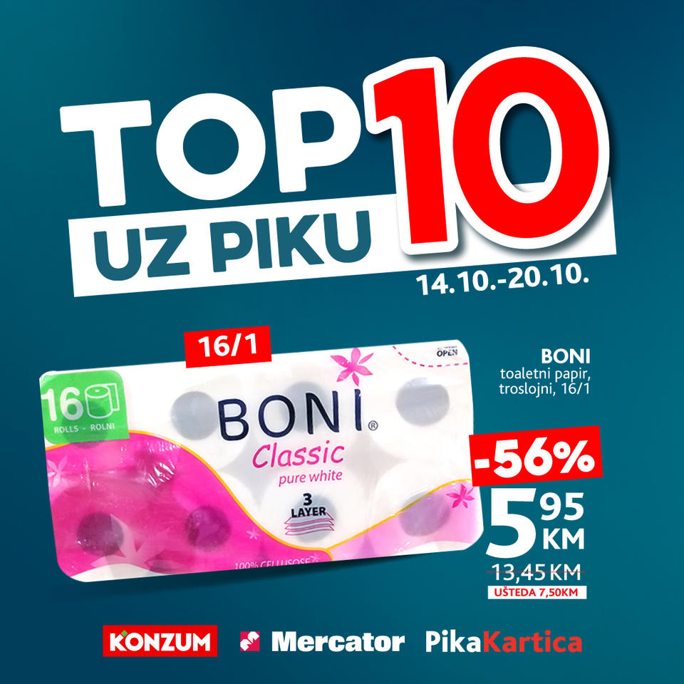 Mercator katalog TOP 10 UZ PIKU 14-20.10.2024.