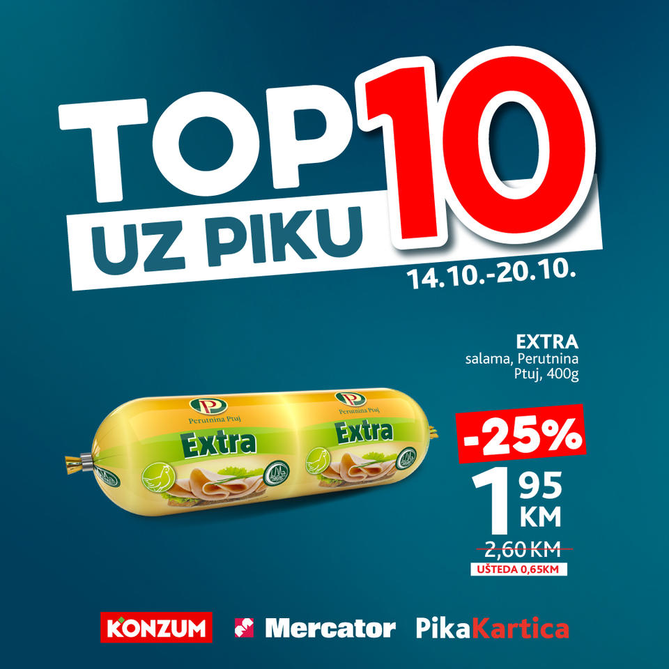 Mercator katalog TOP 10 UZ PIKU 14-20.10.2024.