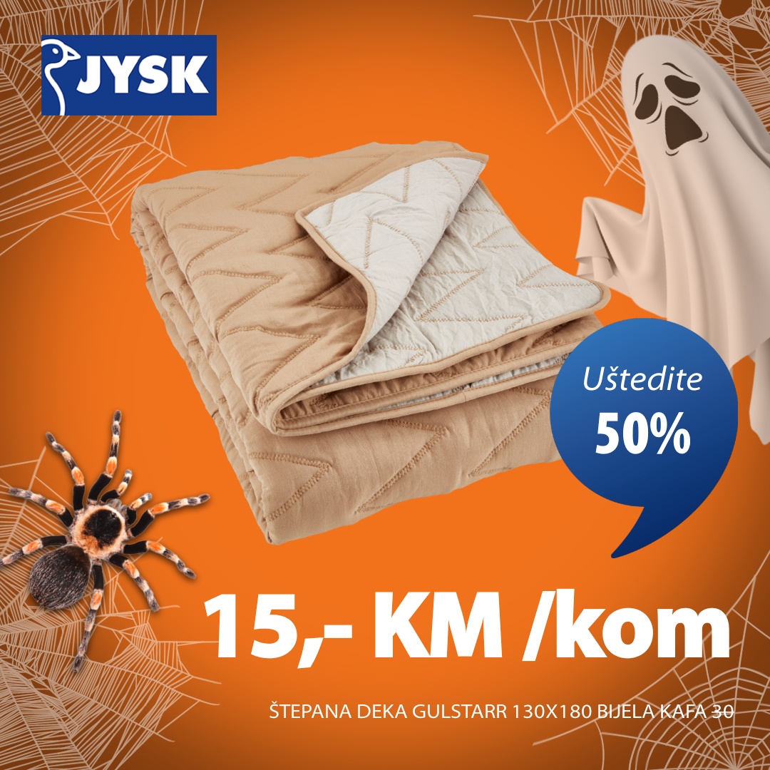 Jysk SNIŽENJE do 50% - akcija do 5.11.2024.