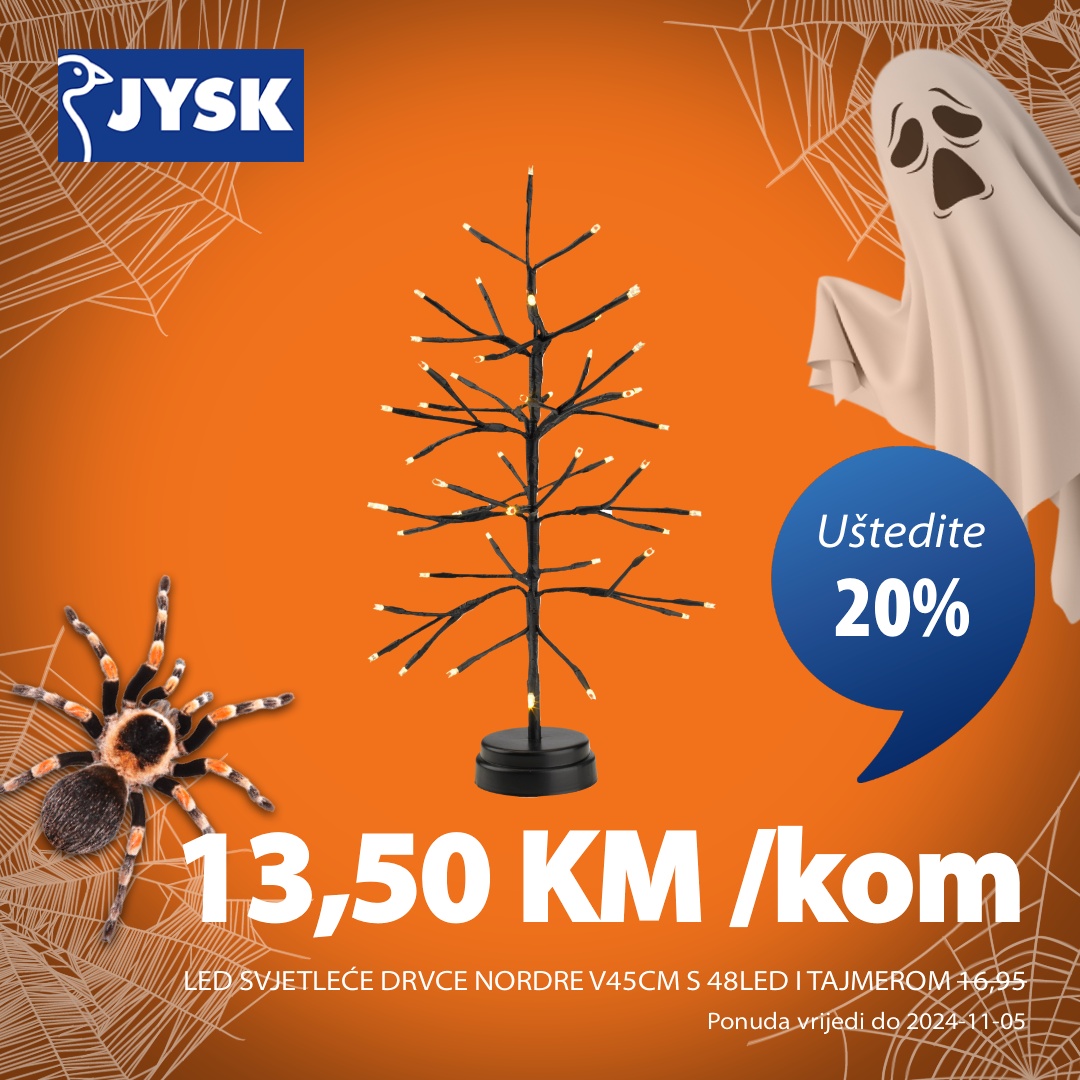 Jysk SNIŽENJE do 50% - akcija do 5.11.2024.