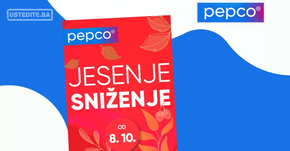 Pepco JESENJE SNIŽENJE od 8.10.2024.