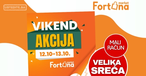 Fortuna vikend akcija 12-13.10.2024.