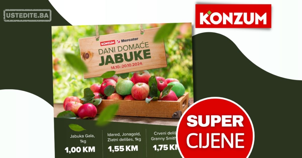 Konzum DANI JABUKE 14-20.10.2024.