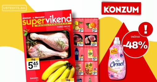 Konzum vikend akcija 17-20.10.2024.