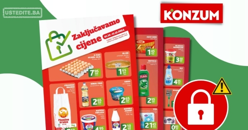 Konzum katalog ZAKLJUČAVAMO CIJENE 1.10-31.12.2024.