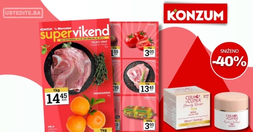 Konzum vikend akcija 31.10-3.11.2024.