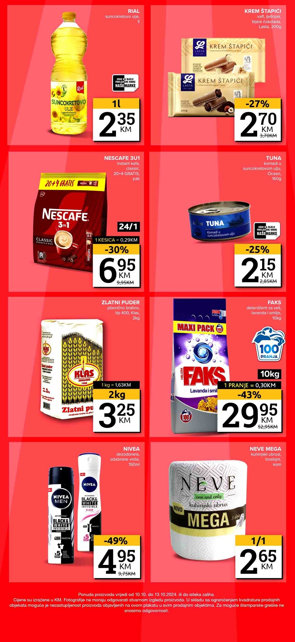 Konzum vikend akcija 10-13.10.2024.