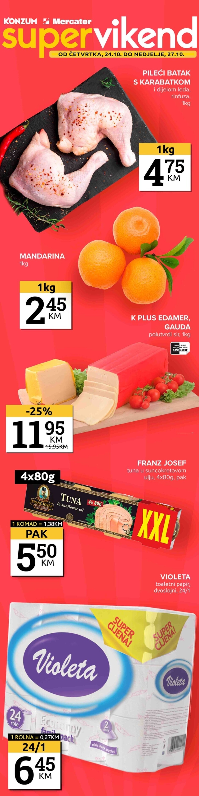 Konzum vikend akcija 24-29.10.2024.