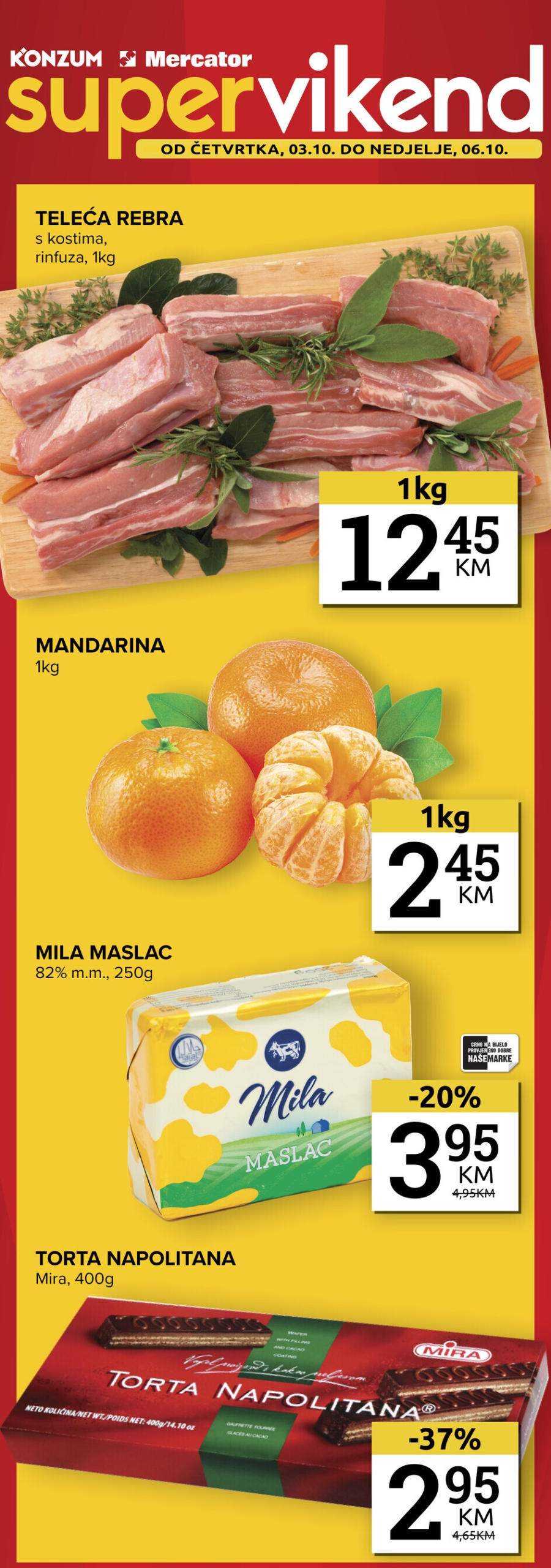 Konzum vikend akcija 3-6.10.2024.