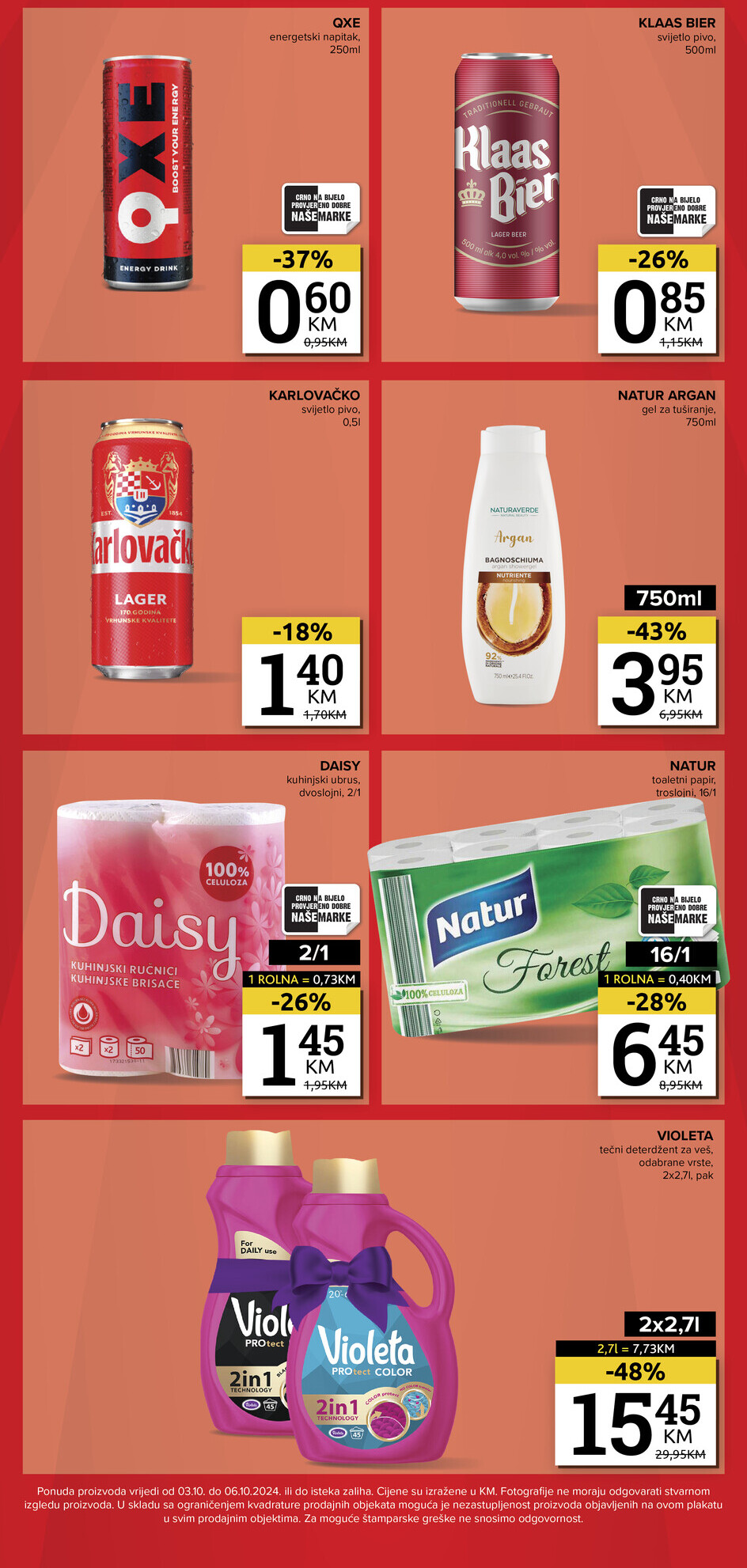 Konzum vikend akcija 3-6.10.2024.