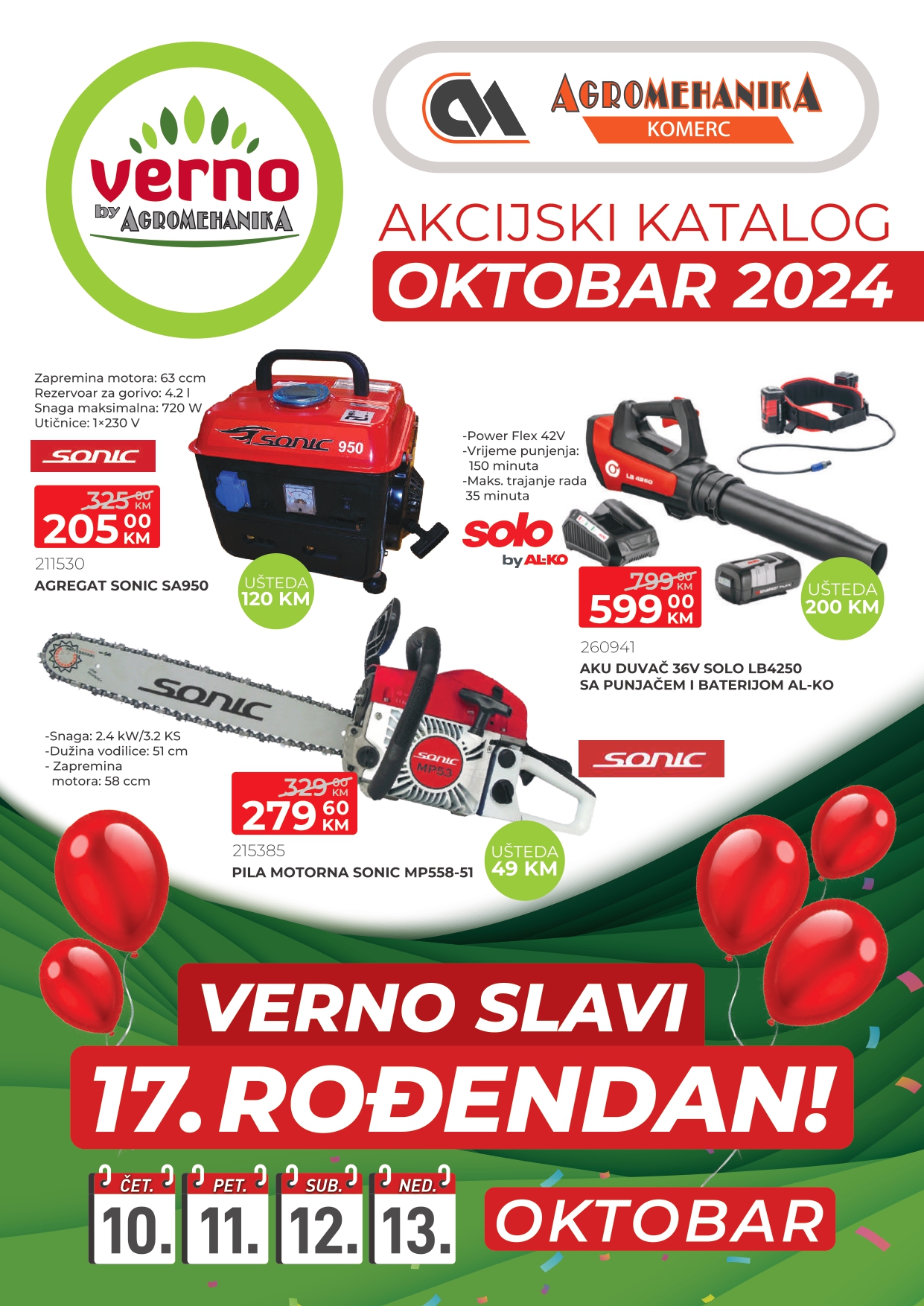 Verno by Agromehanika katalog 1-31.10.2024. 