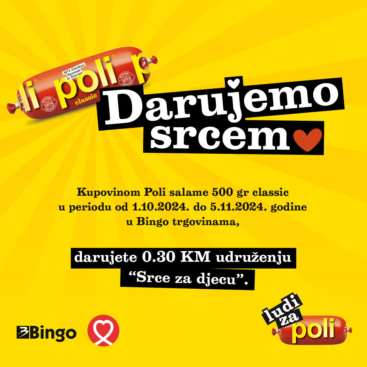 Poli Charity – Darujemo srcem 