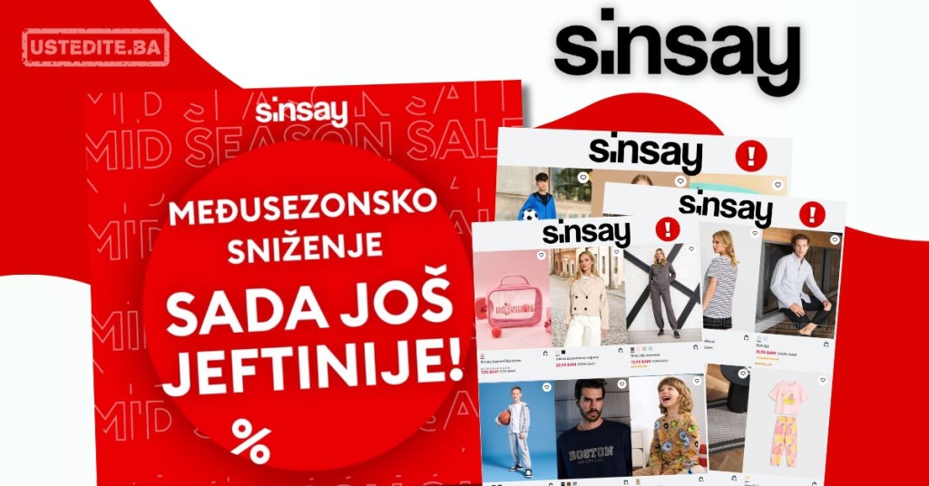 Sinsay Međusezonsko SNIŽENJE