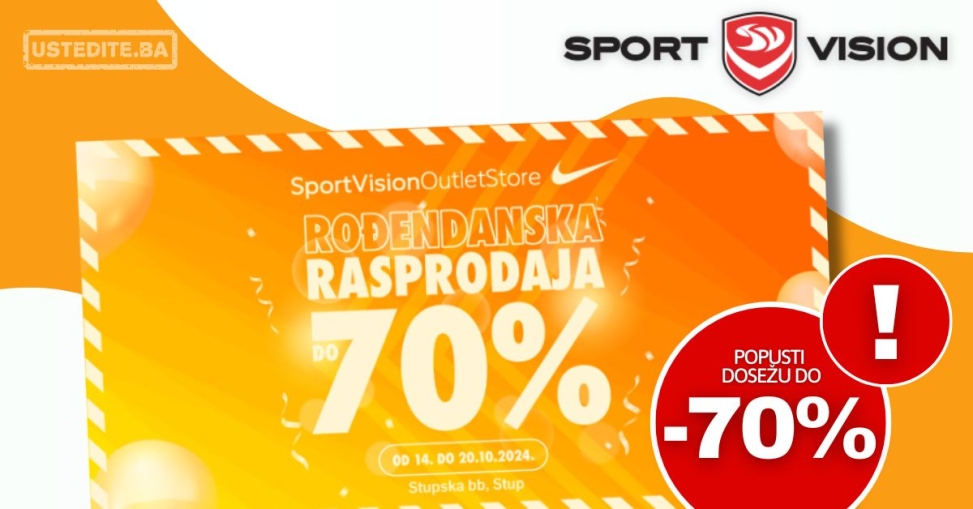 Nike Outlet VELIKA ROĐENDANSKA RASPRODAJA 14-20.10.2024.