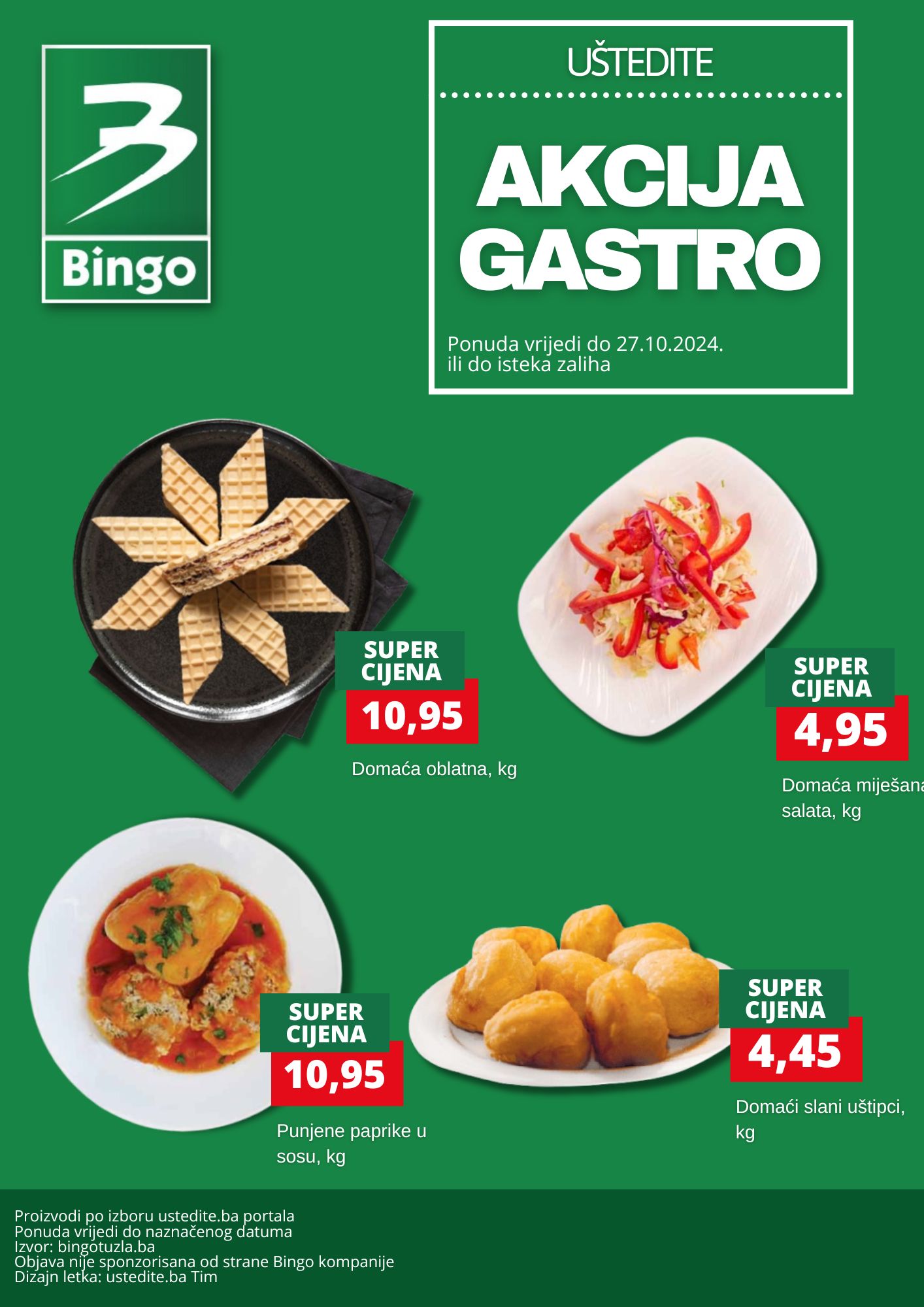 Bingo katalog GASTRO PONUDA - sniženje do 27.10.2024. 