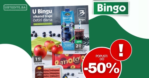 Bingo vikend akcija 3-6.10.2024.