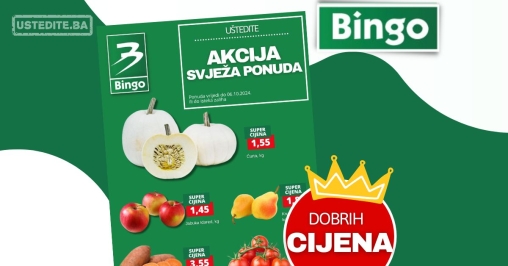 Bingo SVJEŽA PONUDA VOĆA I POVRĆA