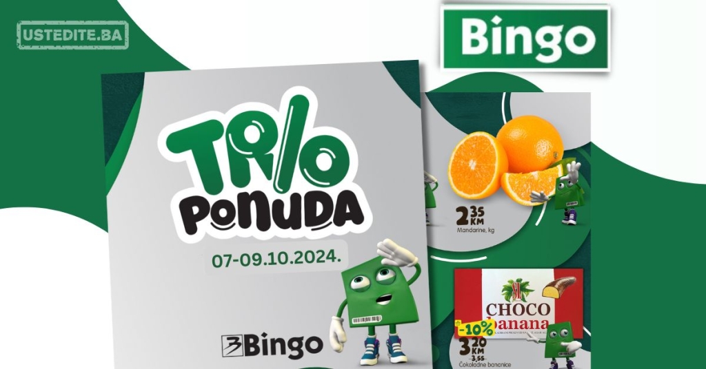 Bingo akcija TRIO PONUDA 7-9.10.2024.