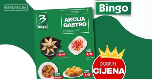 Bingo katalog GASTRO PONUDA - sniženje do 27.10.2024.