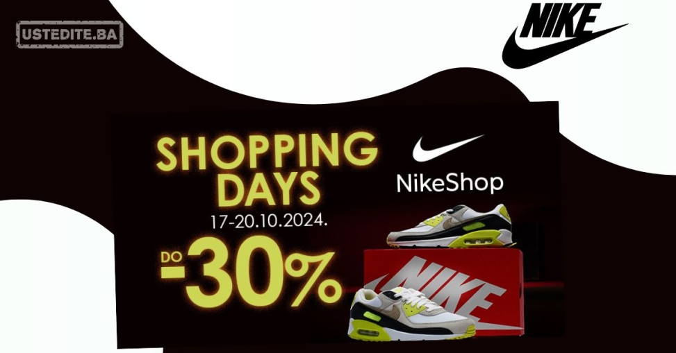 NIke shop SHOPPING DAYS 17-20.10.2024.