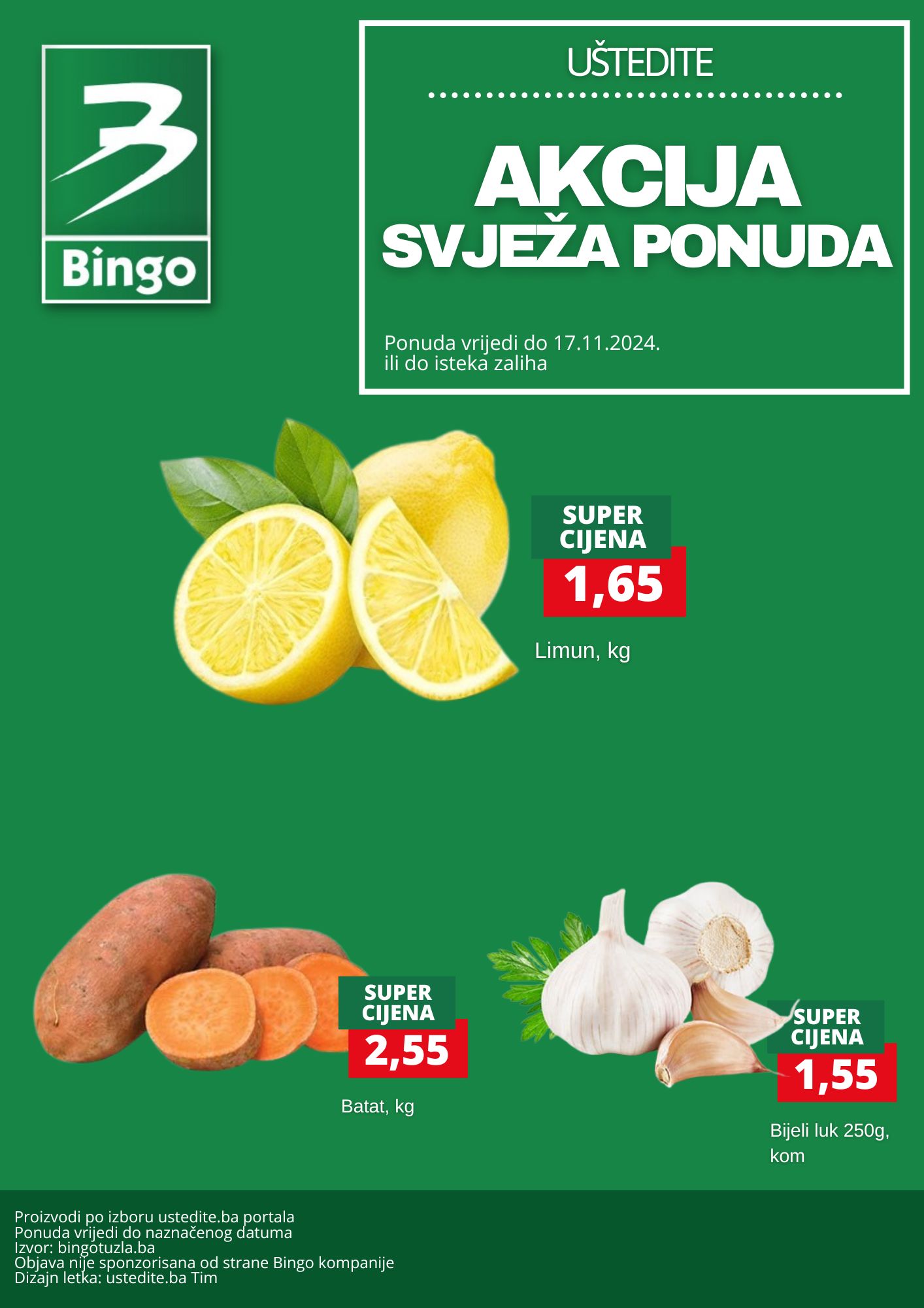 Bingo akcija SVJEŽA PONUDA 