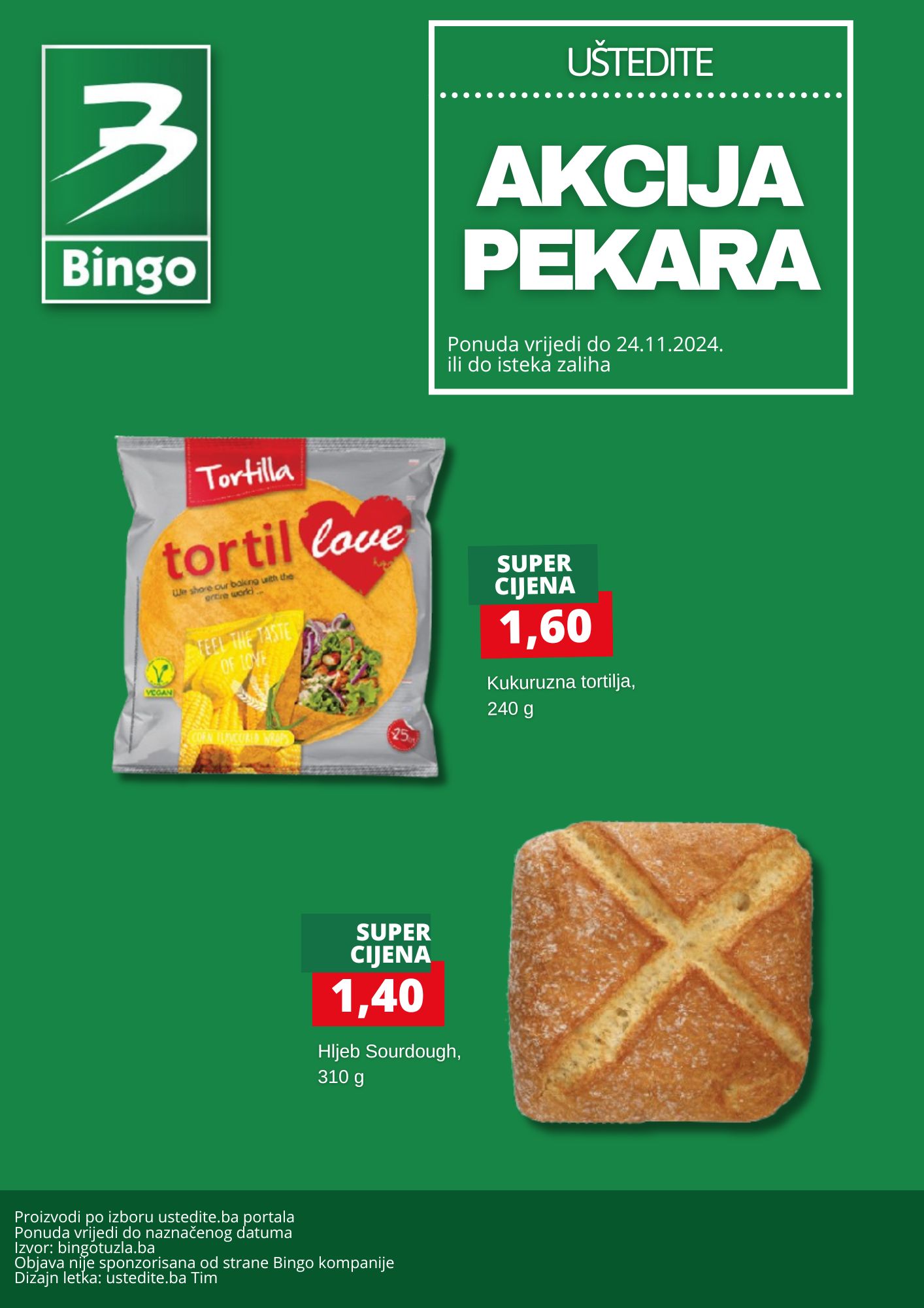 Bingo akcija PEKARA