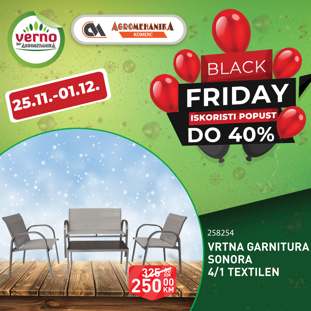 Verno by Agromehanika BLACK FRIDAY 25.11-1.12.2024. 