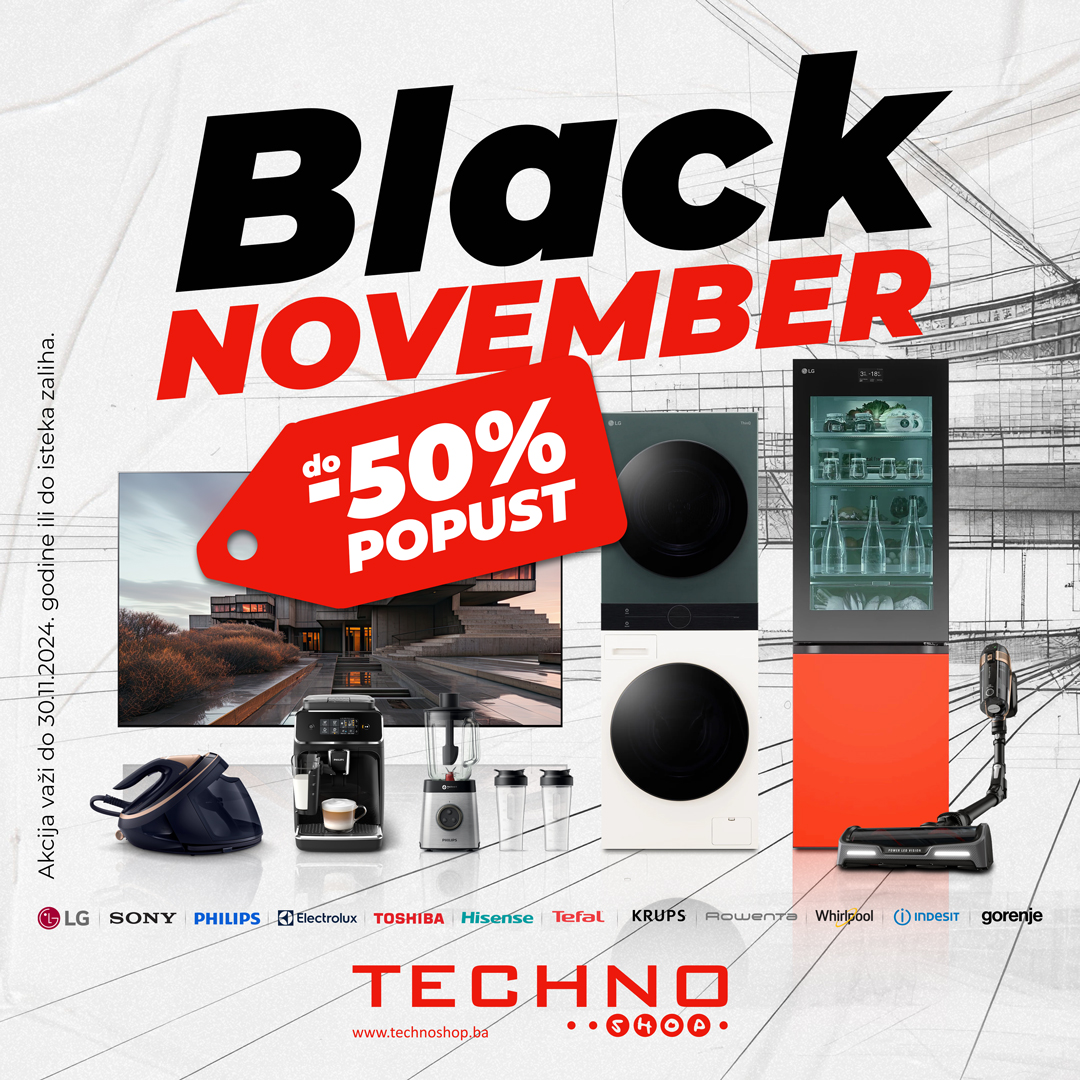 Techno Shop BLACK FRIDAY - novembar 2024.