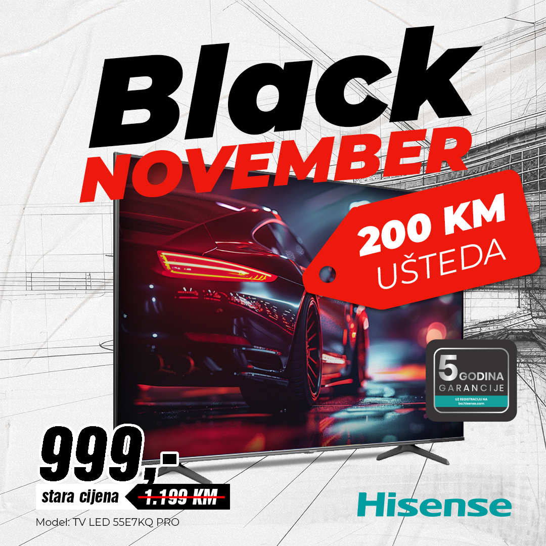 Techno Shop BLACK FRIDAY - novembar 2024.