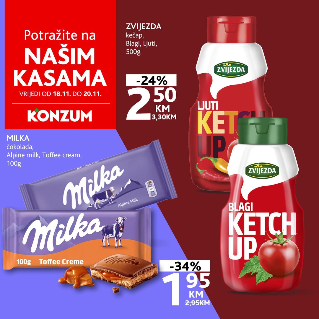 Konzum akcija na kasama 