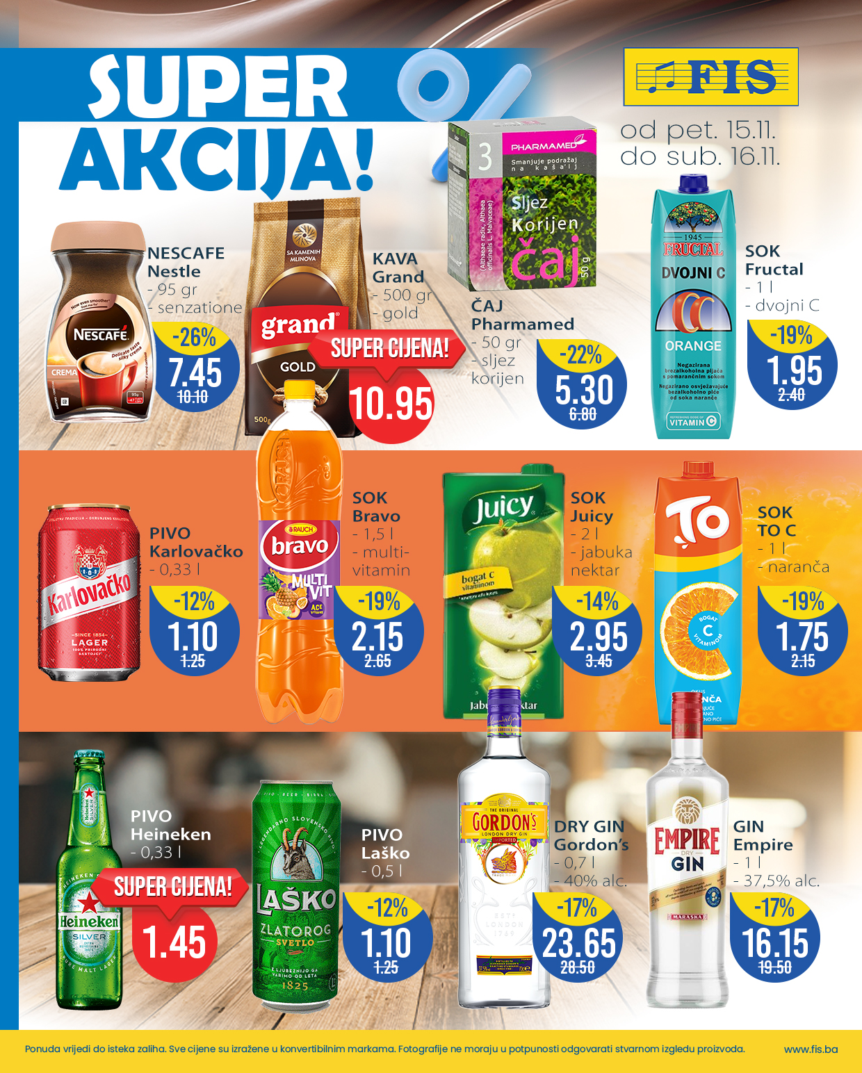 Fis vikend akcija 15-16.11.2024.