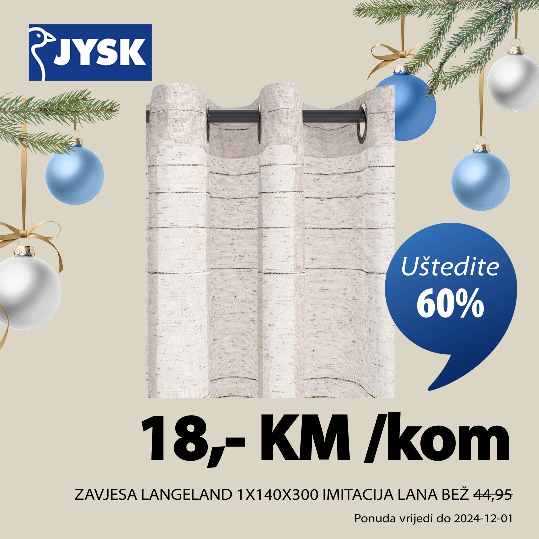 Jysk SNIŽENJE do 60%