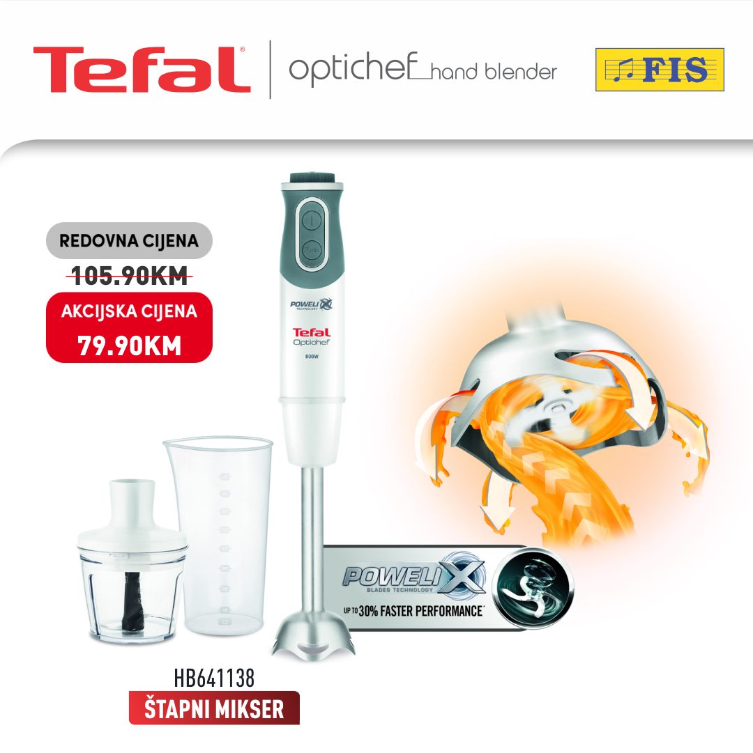 Fis & Tefal SUPER AKCIJA 27.11-15.12.2024.