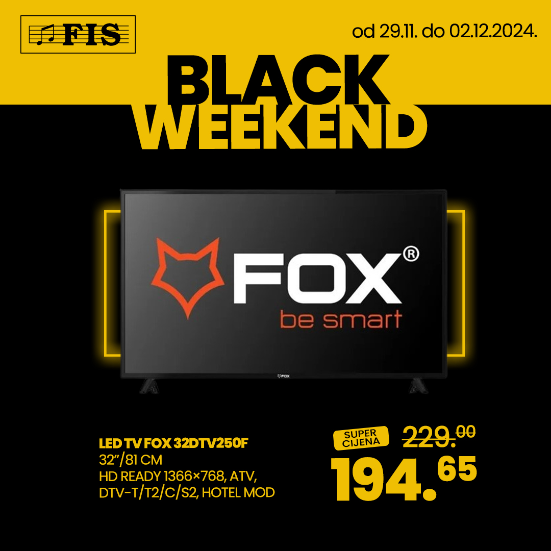 Fis BLACK WEEKEND 29.11-2.12.2024.