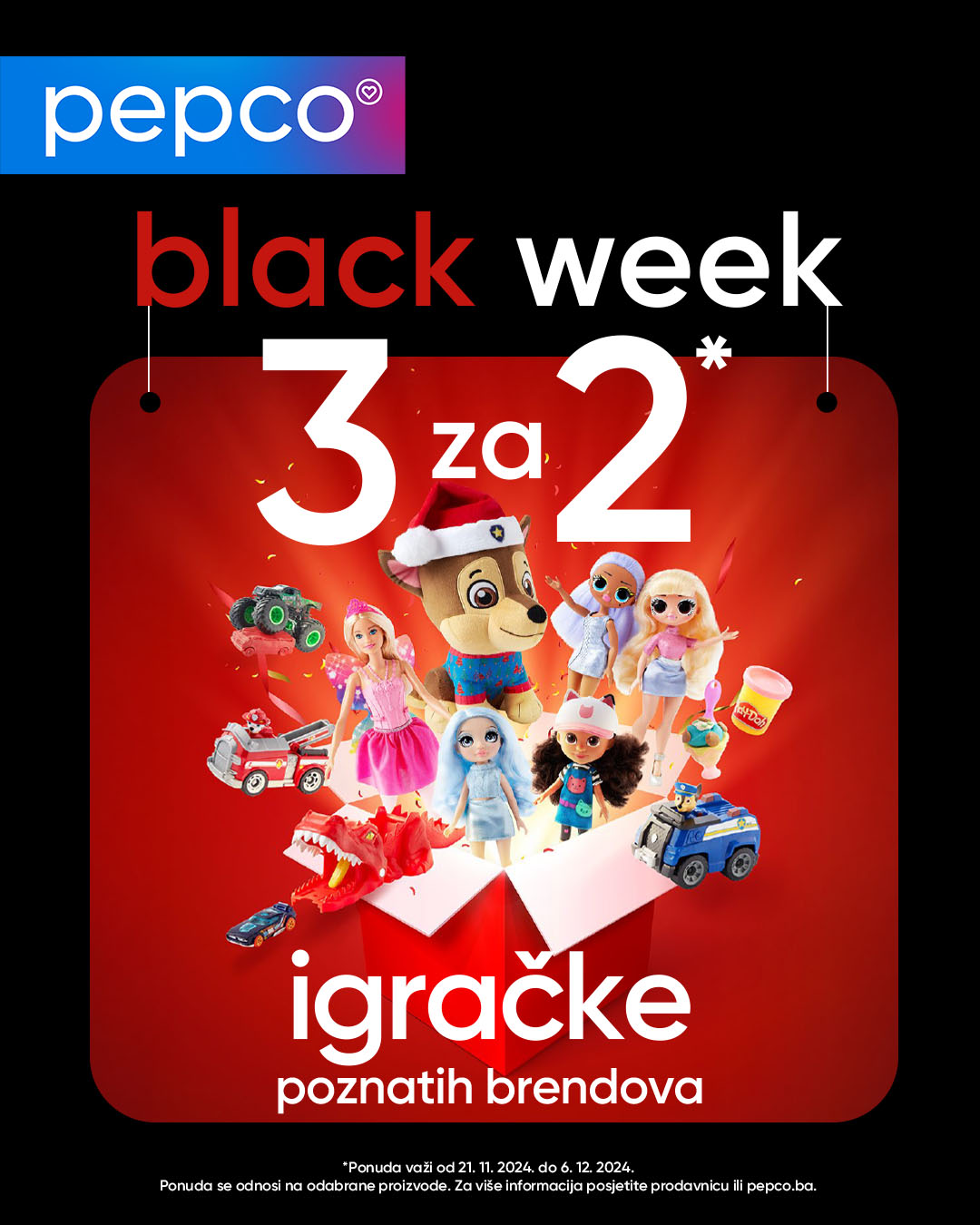 Pepco BLACK FRIDAY 21.11-6.12.2024. 