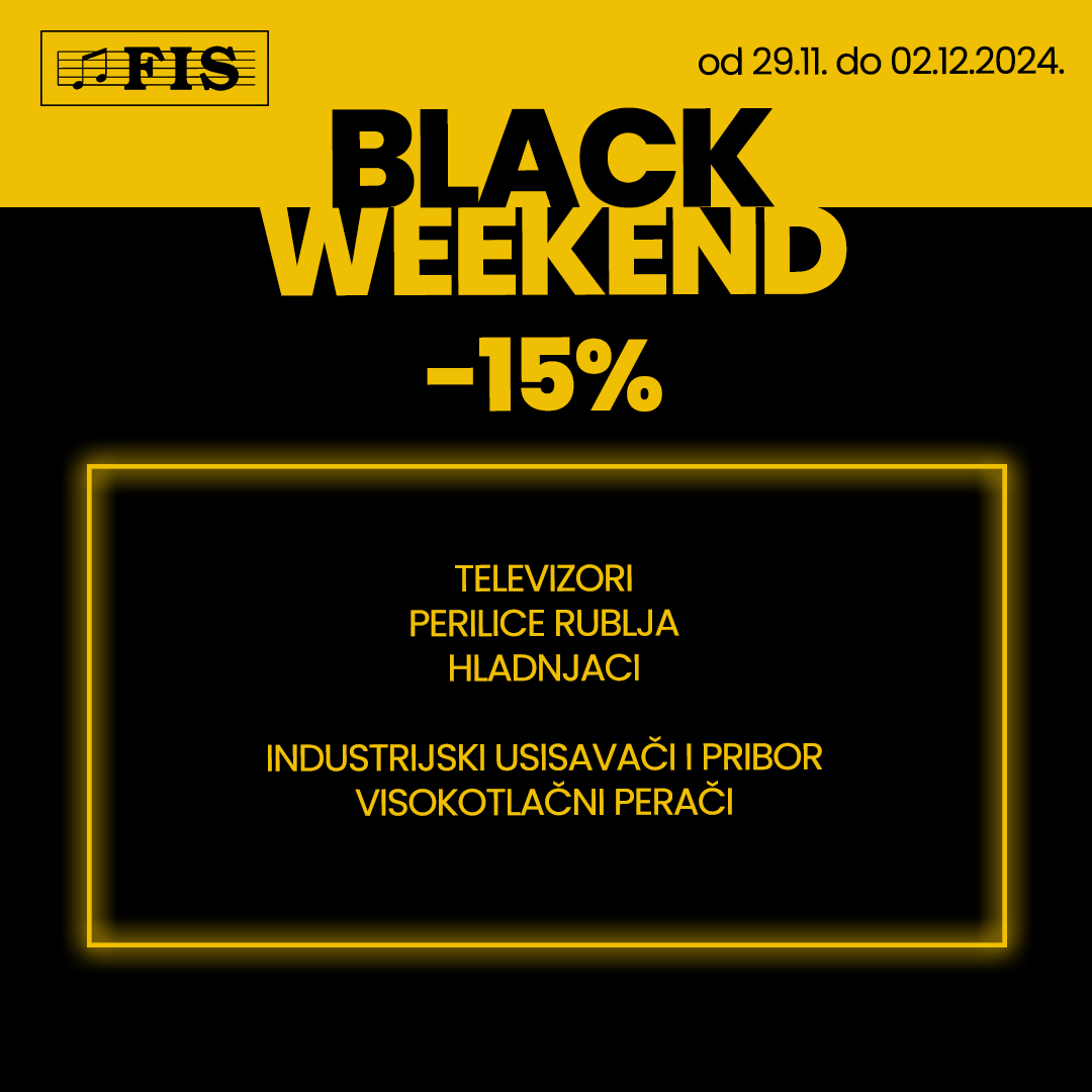 Fis BLACK WEEKEND 29.11-2.12.2024.